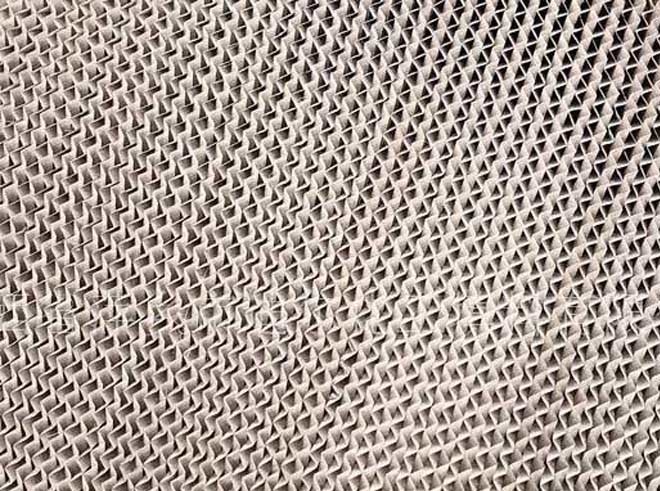 Corrugated packing